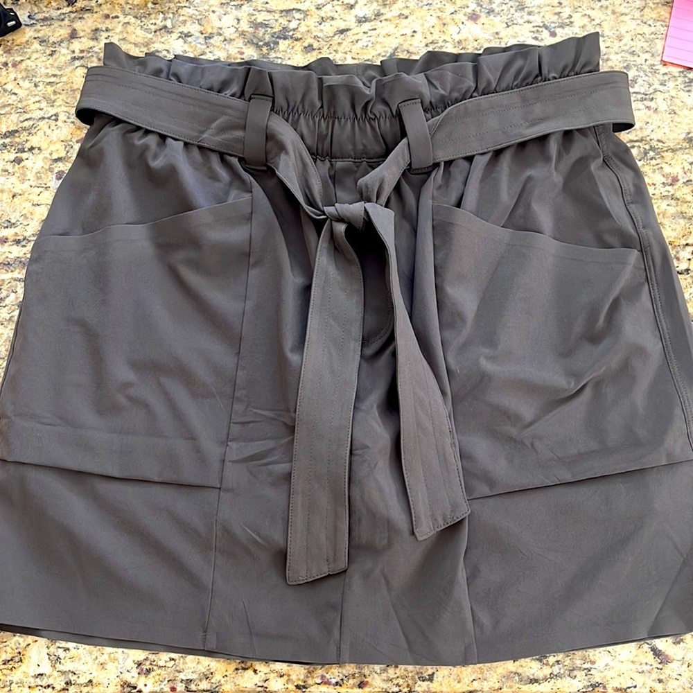 Athleta dri fit skirt with compression shorts
